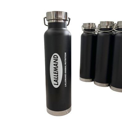 Outdoor 750ml Double Wall Stainless Steel Water Bottles Powder Coating For Promotion