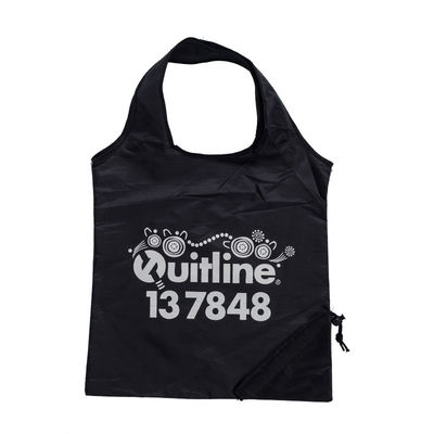 Customized Eco Friendly RPET Shopper Foldable Portable Shopping Bags
