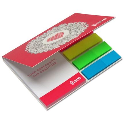 Hard Cover Custom Made Multilingual Office Sticky Notes Neon Sheets