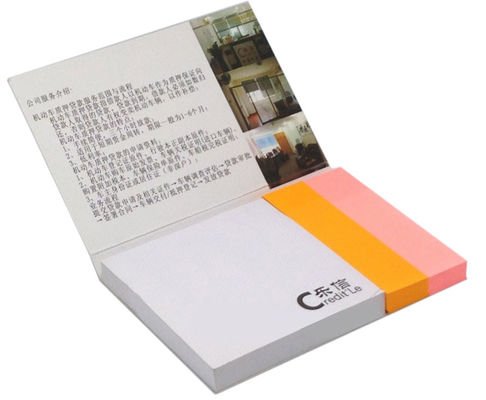 Hard Cover Custom Made Multilingual Office Sticky Notes Neon Sheets