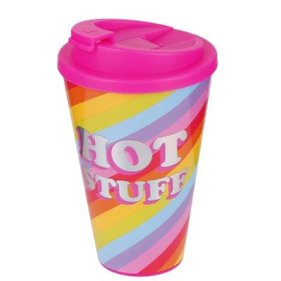8oz Reusable Plastic Coffee Cups With Lid Wheat Straw Material Full Colour Wrap Printed