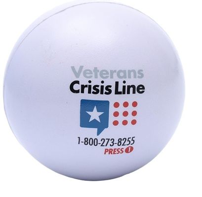 Relieves Stress Assorted Colors PU Stress Balls 6.3cm Size Custom Logo