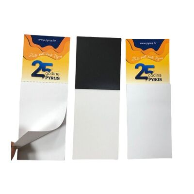 Custom Shape Paper Magnet Memo Pad On White Board For Office